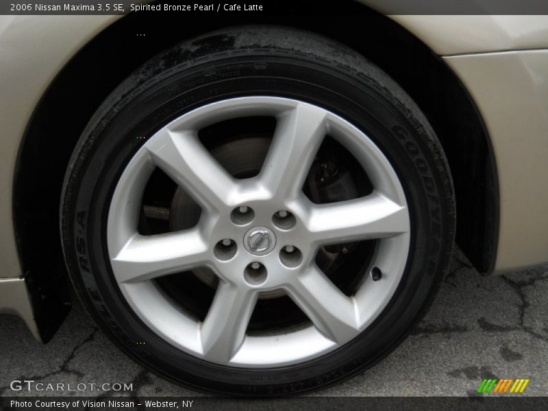 Spirited Bronze Pearl / Cafe Latte 2006 Nissan Maxima 3.5 SE
