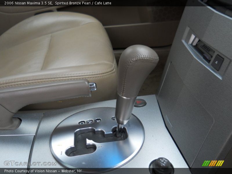 Spirited Bronze Pearl / Cafe Latte 2006 Nissan Maxima 3.5 SE