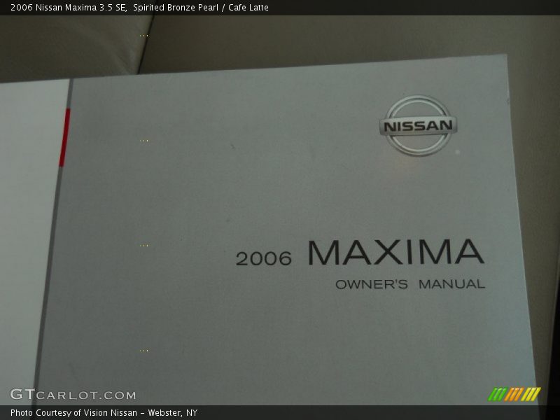 Spirited Bronze Pearl / Cafe Latte 2006 Nissan Maxima 3.5 SE