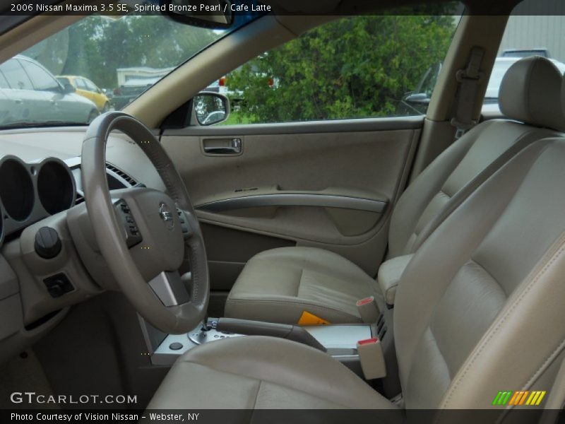 Spirited Bronze Pearl / Cafe Latte 2006 Nissan Maxima 3.5 SE