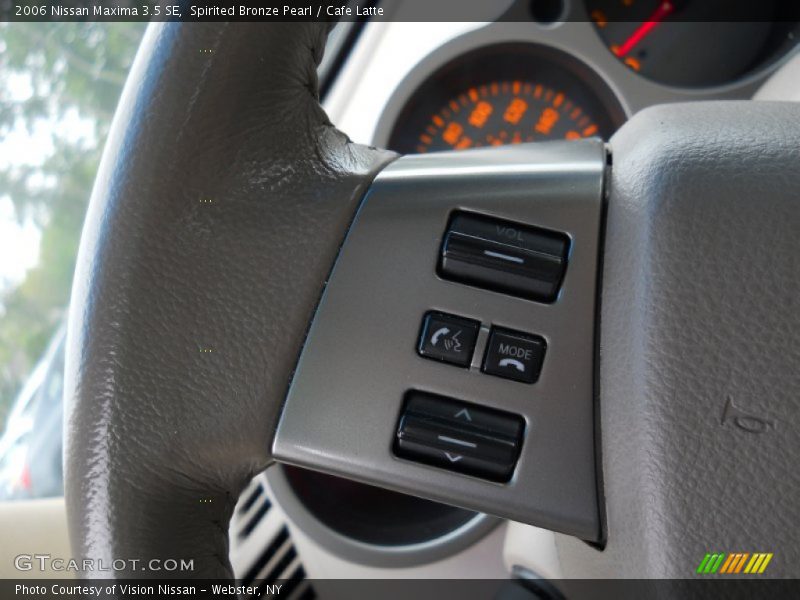 Spirited Bronze Pearl / Cafe Latte 2006 Nissan Maxima 3.5 SE