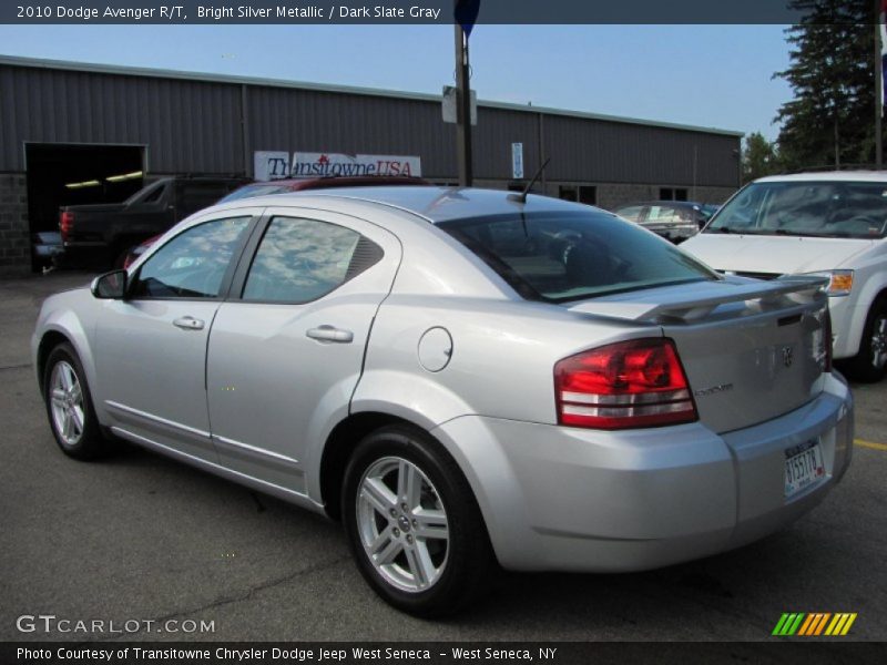 Bright Silver Metallic / Dark Slate Gray 2010 Dodge Avenger R/T