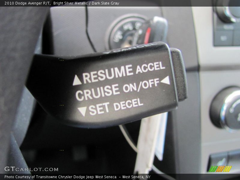 Bright Silver Metallic / Dark Slate Gray 2010 Dodge Avenger R/T