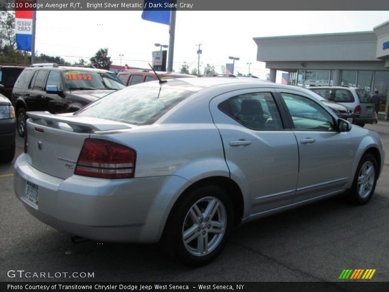 Bright Silver Metallic / Dark Slate Gray 2010 Dodge Avenger R/T