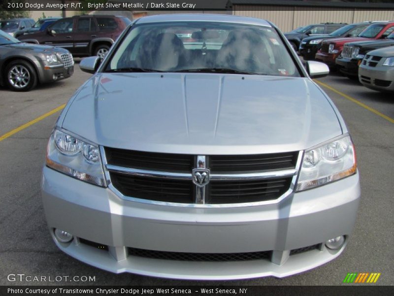 Bright Silver Metallic / Dark Slate Gray 2010 Dodge Avenger R/T