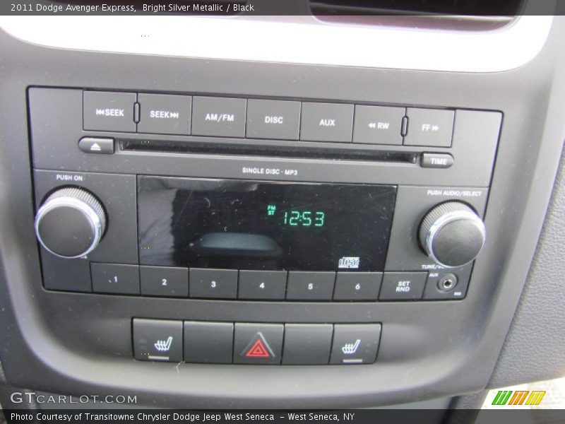 Controls of 2011 Avenger Express