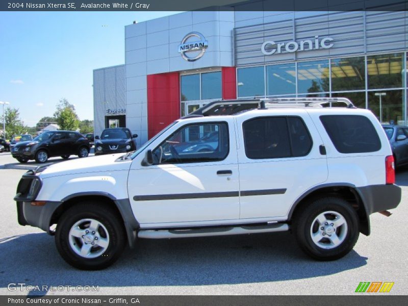 Avalanche White / Gray 2004 Nissan Xterra SE