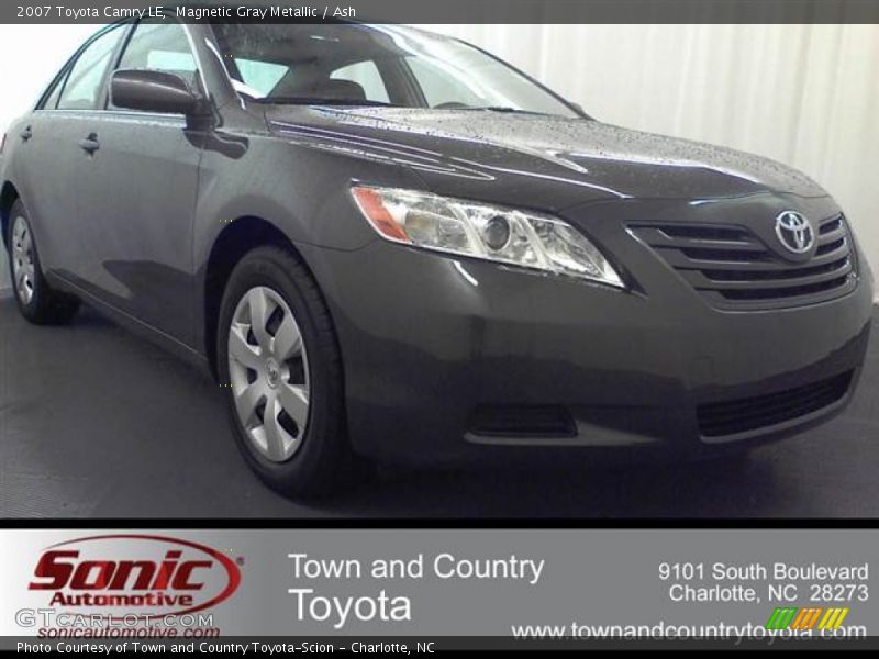 Magnetic Gray Metallic / Ash 2007 Toyota Camry LE