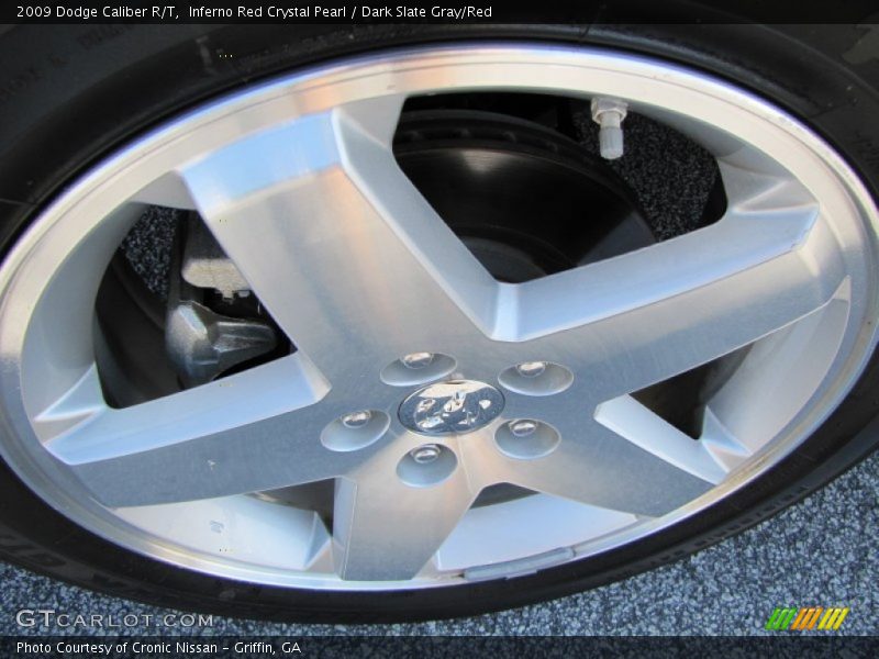 Inferno Red Crystal Pearl / Dark Slate Gray/Red 2009 Dodge Caliber R/T