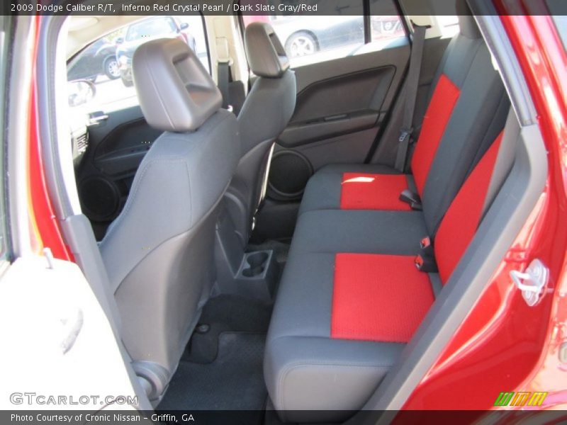 Inferno Red Crystal Pearl / Dark Slate Gray/Red 2009 Dodge Caliber R/T