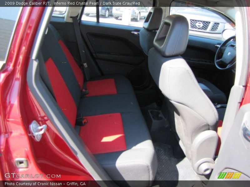 Inferno Red Crystal Pearl / Dark Slate Gray/Red 2009 Dodge Caliber R/T