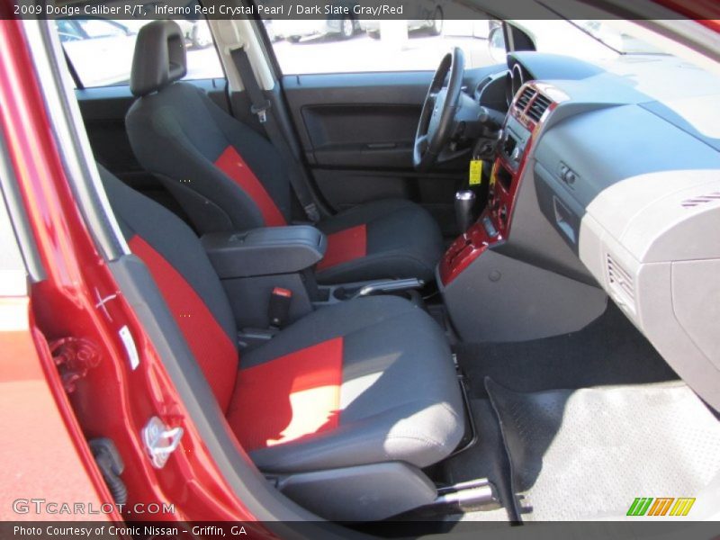Inferno Red Crystal Pearl / Dark Slate Gray/Red 2009 Dodge Caliber R/T