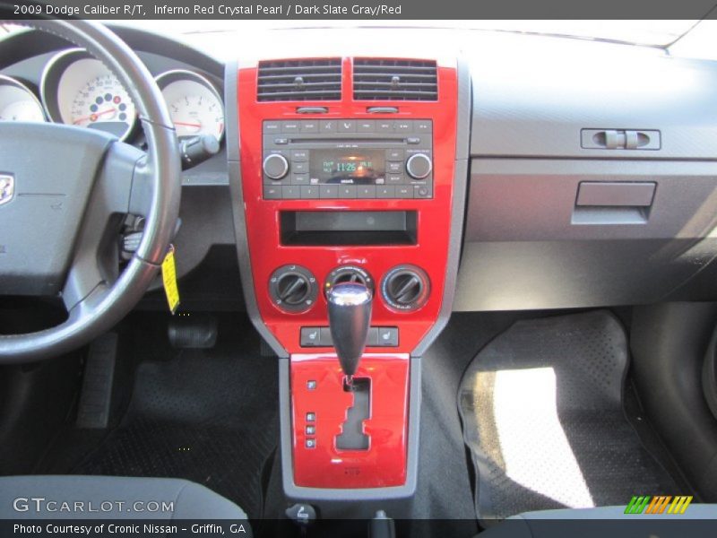 Inferno Red Crystal Pearl / Dark Slate Gray/Red 2009 Dodge Caliber R/T