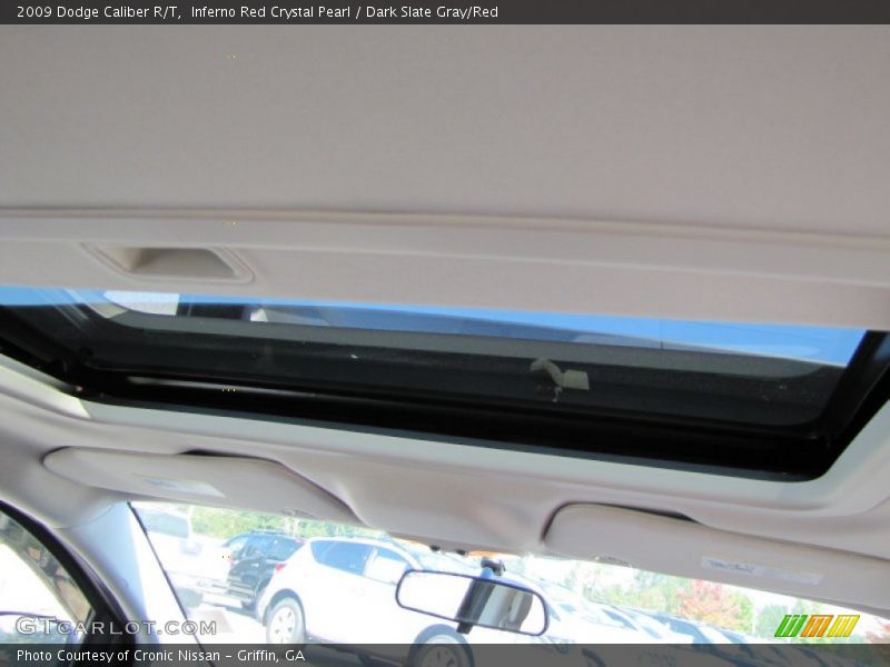 Inferno Red Crystal Pearl / Dark Slate Gray/Red 2009 Dodge Caliber R/T