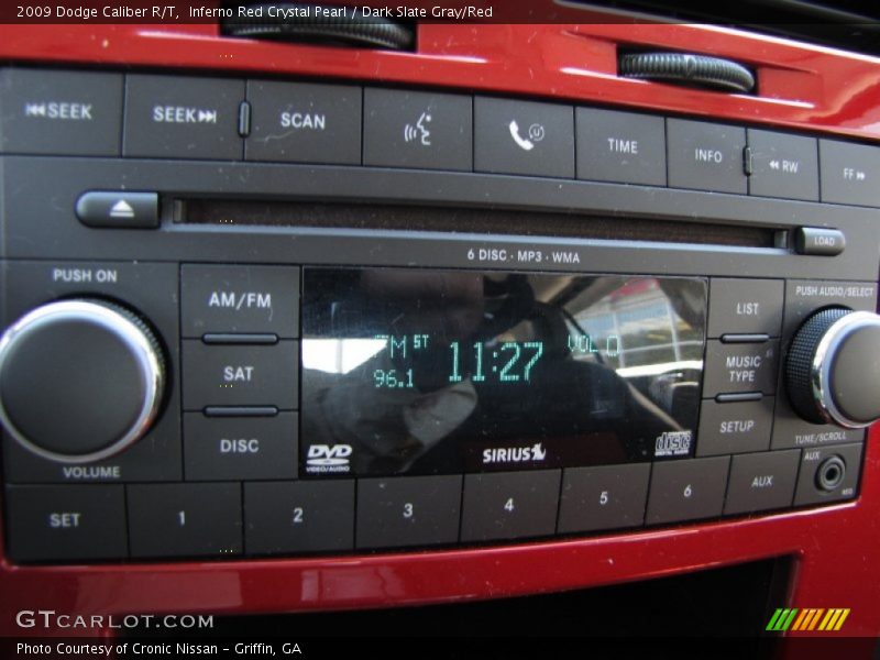 Inferno Red Crystal Pearl / Dark Slate Gray/Red 2009 Dodge Caliber R/T