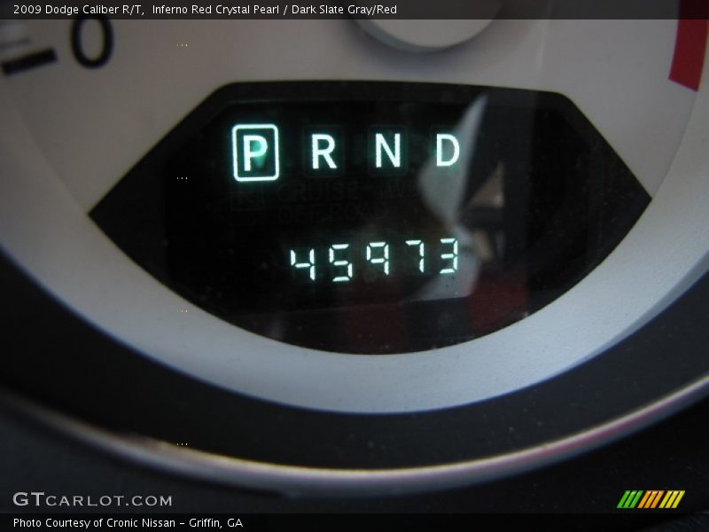 Inferno Red Crystal Pearl / Dark Slate Gray/Red 2009 Dodge Caliber R/T