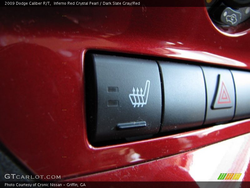 Inferno Red Crystal Pearl / Dark Slate Gray/Red 2009 Dodge Caliber R/T