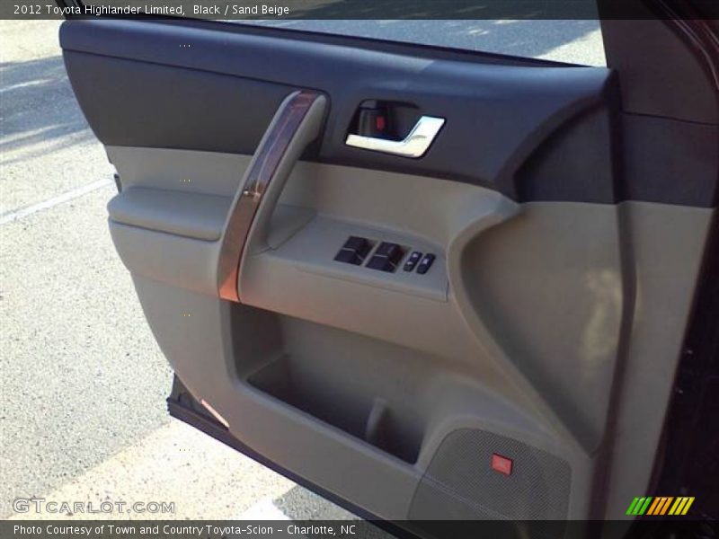 Black / Sand Beige 2012 Toyota Highlander Limited