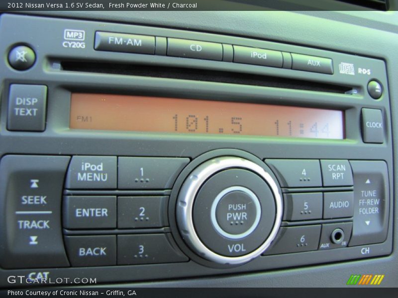 Audio System of 2012 Versa 1.6 SV Sedan