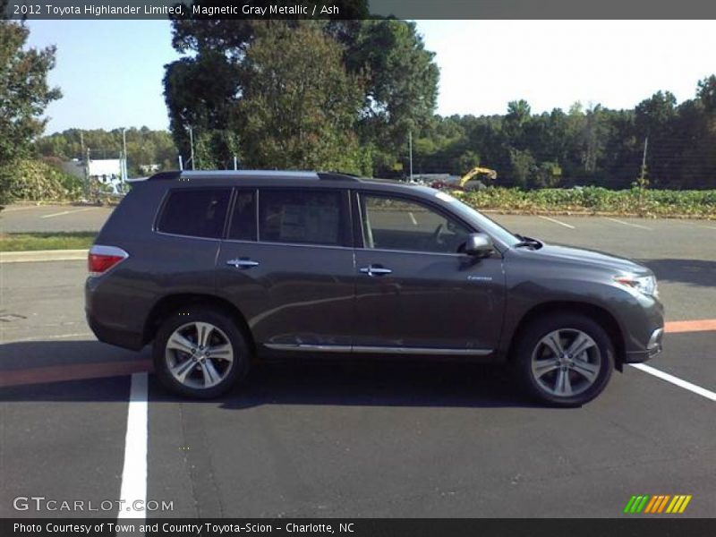 Magnetic Gray Metallic / Ash 2012 Toyota Highlander Limited