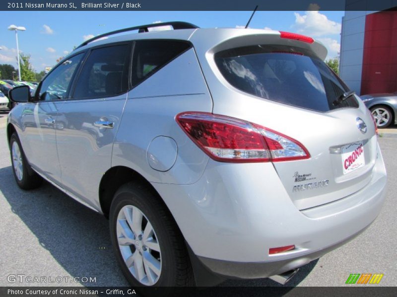 Brilliant Silver / Black 2011 Nissan Murano SL