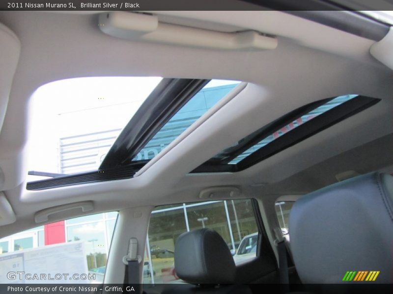 Brilliant Silver / Black 2011 Nissan Murano SL
