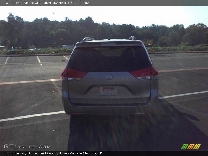 Silver Sky Metallic / Light Gray 2011 Toyota Sienna XLE