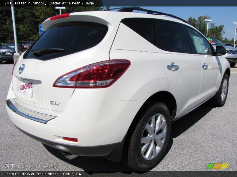 Glacier White Pearl / Beige 2011 Nissan Murano SL