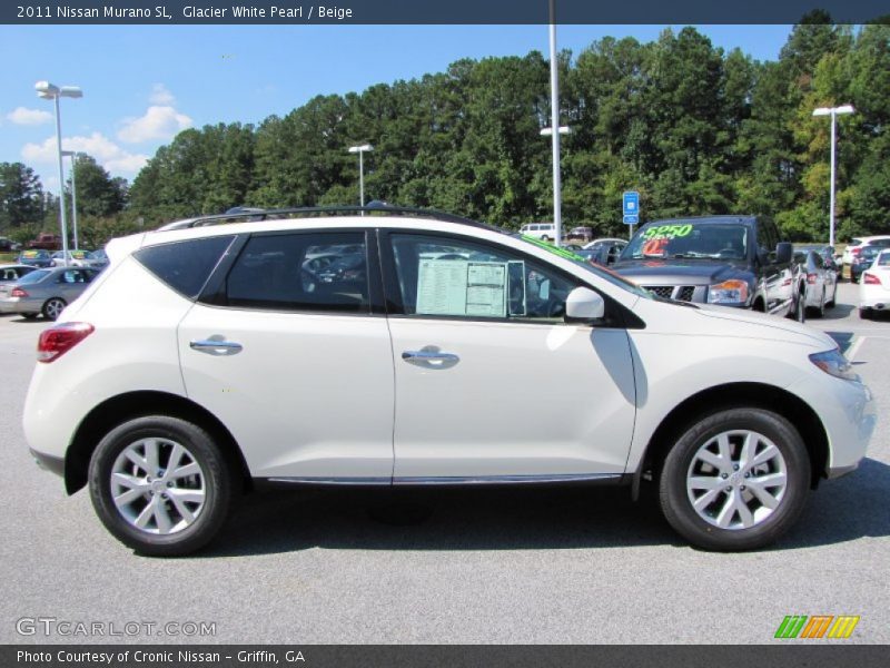Glacier White Pearl / Beige 2011 Nissan Murano SL