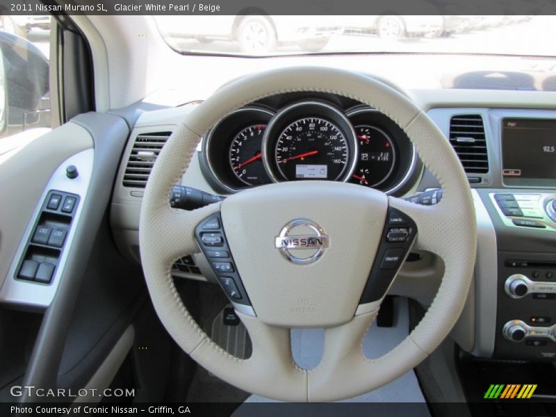 Glacier White Pearl / Beige 2011 Nissan Murano SL