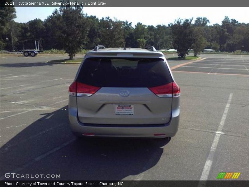 Silver Sky Metallic / Light Gray 2011 Toyota Sienna XLE