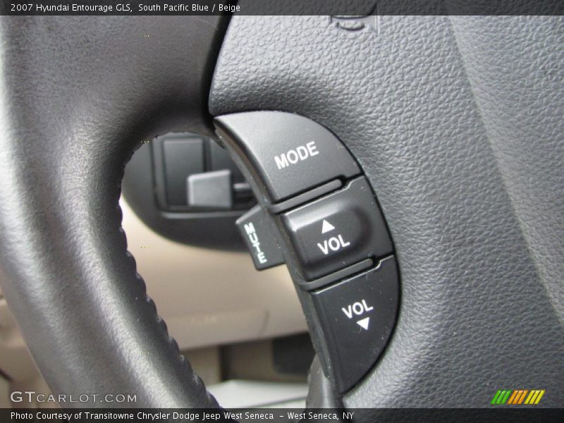 South Pacific Blue / Beige 2007 Hyundai Entourage GLS