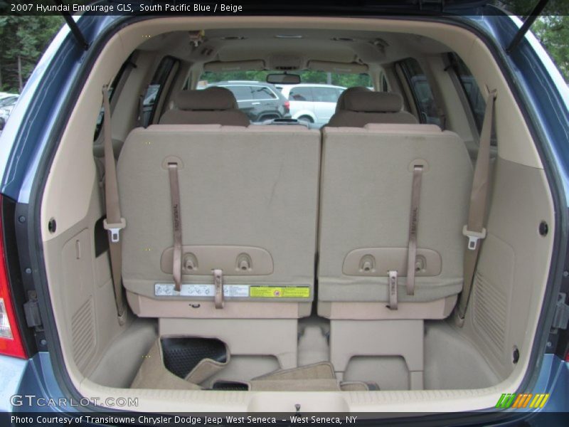 South Pacific Blue / Beige 2007 Hyundai Entourage GLS