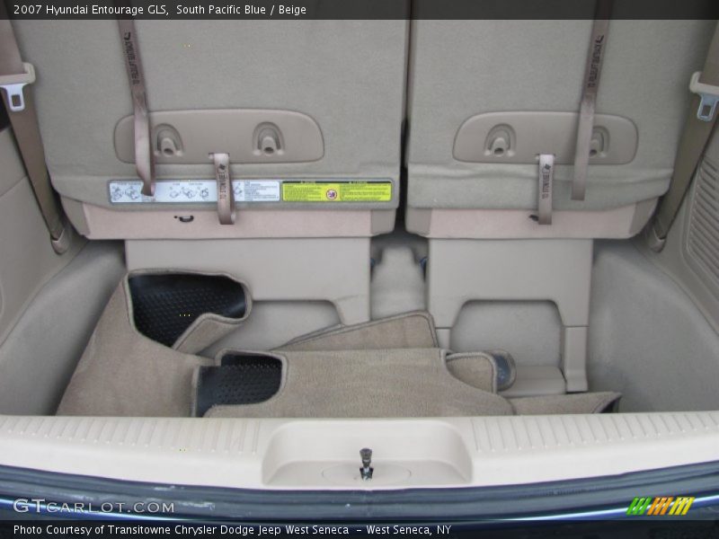 South Pacific Blue / Beige 2007 Hyundai Entourage GLS