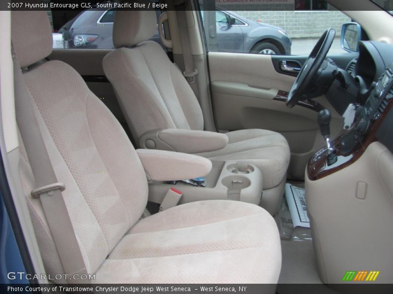 South Pacific Blue / Beige 2007 Hyundai Entourage GLS