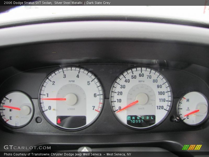 Silver Steel Metallic / Dark Slate Grey 2006 Dodge Stratus SXT Sedan