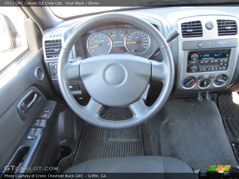 Dashboard of 2011 Canyon SLE Crew Cab