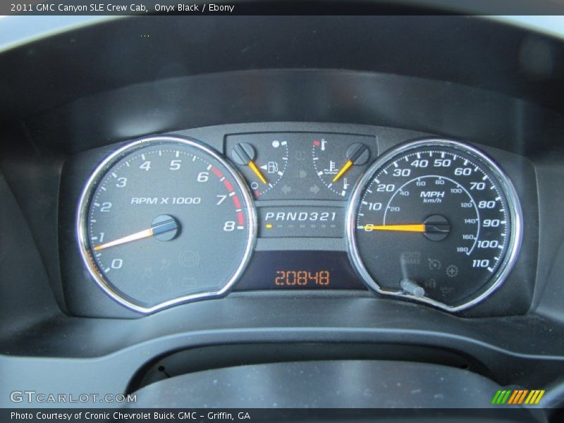  2011 Canyon SLE Crew Cab SLE Crew Cab Gauges
