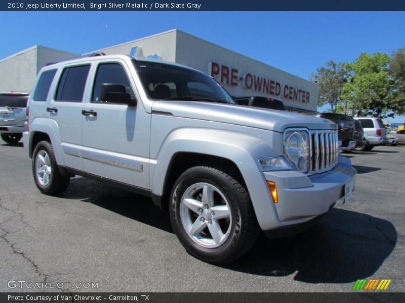 Bright Silver Metallic / Dark Slate Gray 2010 Jeep Liberty Limited