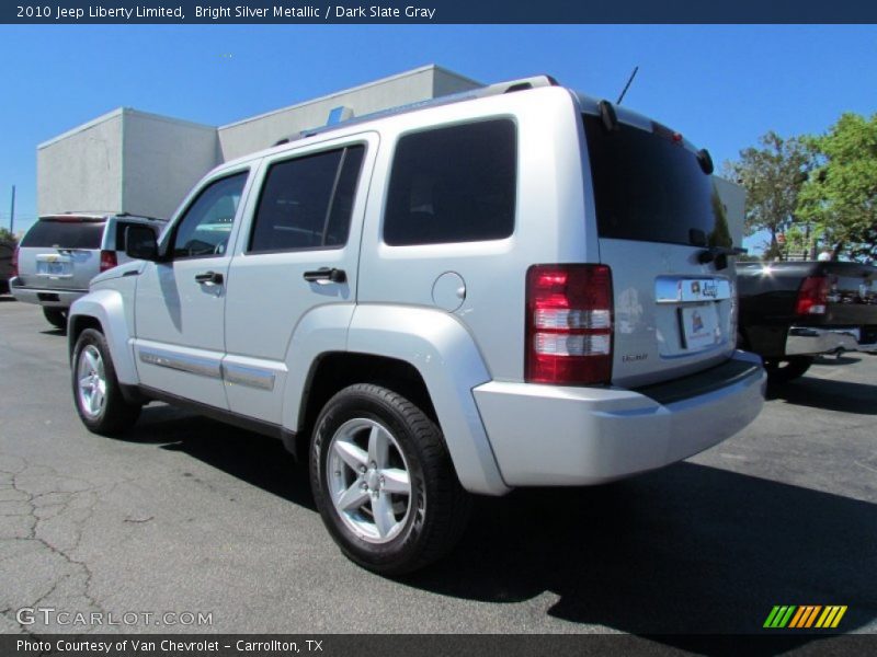 Bright Silver Metallic / Dark Slate Gray 2010 Jeep Liberty Limited