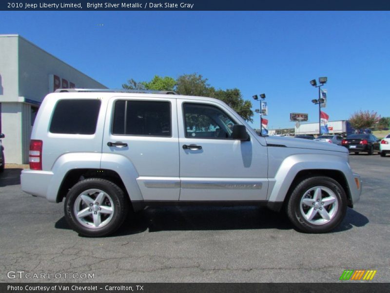 Bright Silver Metallic / Dark Slate Gray 2010 Jeep Liberty Limited