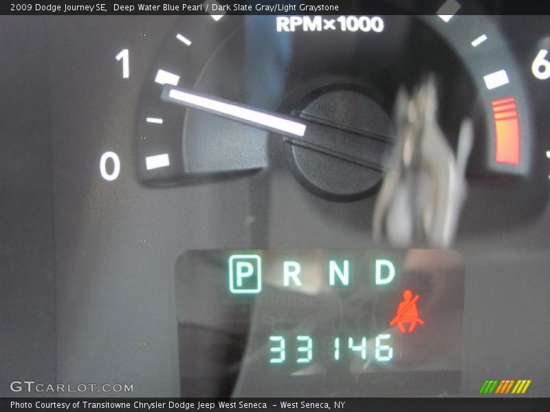 Deep Water Blue Pearl / Dark Slate Gray/Light Graystone 2009 Dodge Journey SE