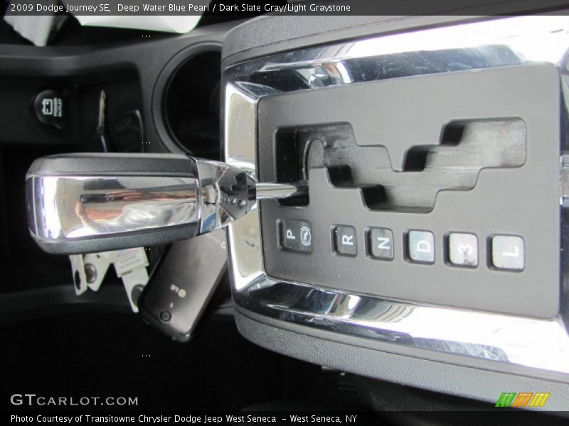 Deep Water Blue Pearl / Dark Slate Gray/Light Graystone 2009 Dodge Journey SE