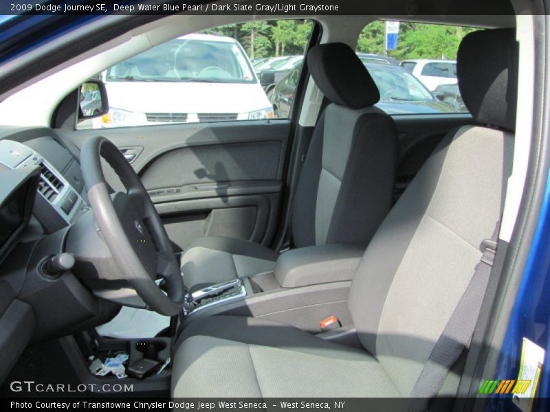 Deep Water Blue Pearl / Dark Slate Gray/Light Graystone 2009 Dodge Journey SE