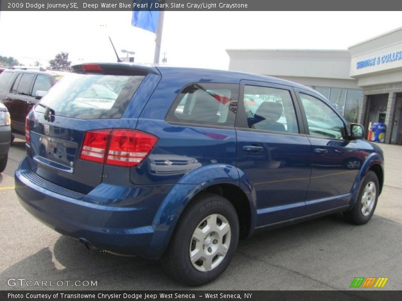 Deep Water Blue Pearl / Dark Slate Gray/Light Graystone 2009 Dodge Journey SE