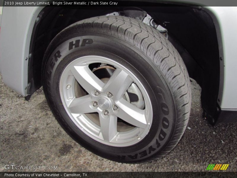 Bright Silver Metallic / Dark Slate Gray 2010 Jeep Liberty Limited