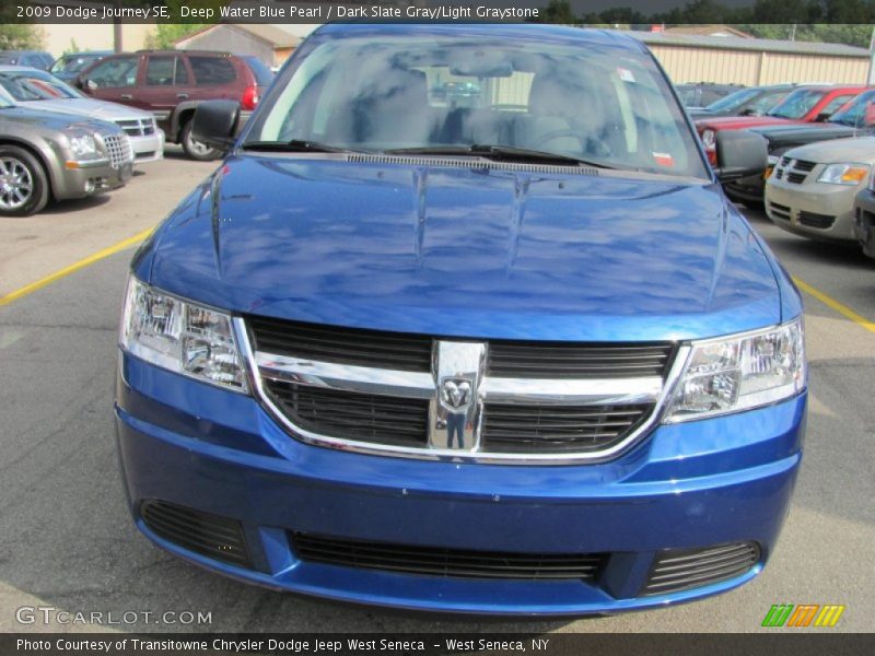 Deep Water Blue Pearl / Dark Slate Gray/Light Graystone 2009 Dodge Journey SE