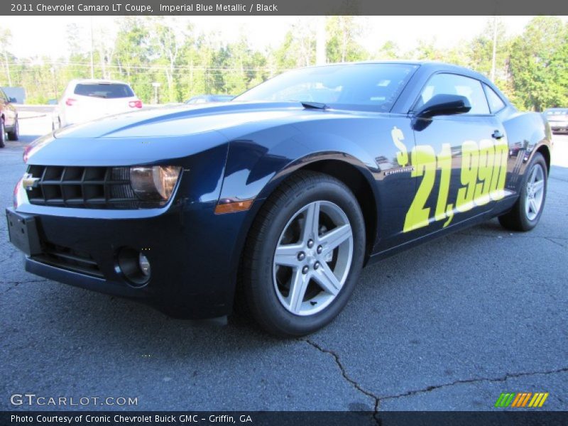 Imperial Blue Metallic / Black 2011 Chevrolet Camaro LT Coupe