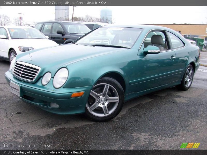 Mineral Green Metallic / Oyster 2002 Mercedes-Benz CLK 320 Coupe