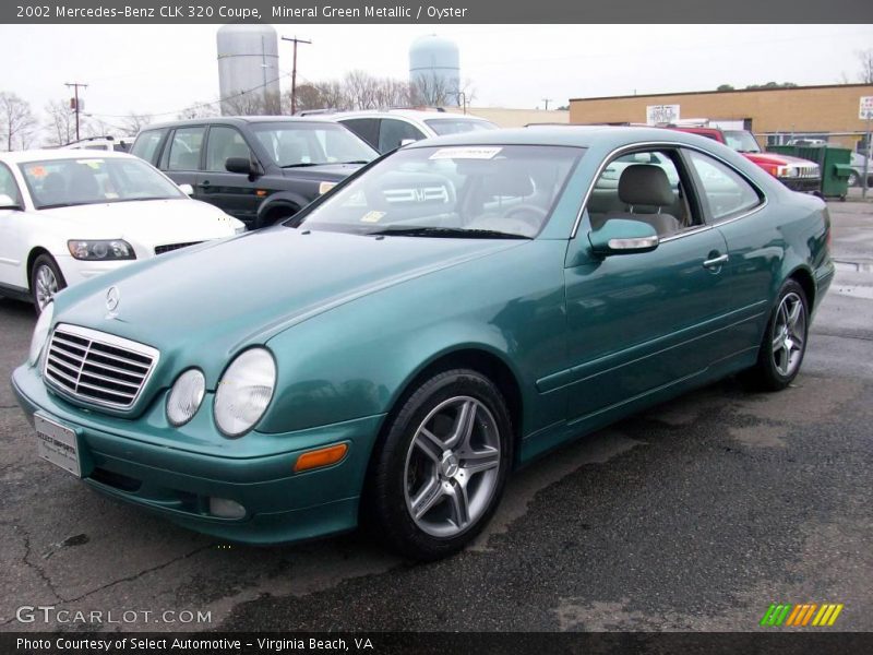 Mineral Green Metallic / Oyster 2002 Mercedes-Benz CLK 320 Coupe